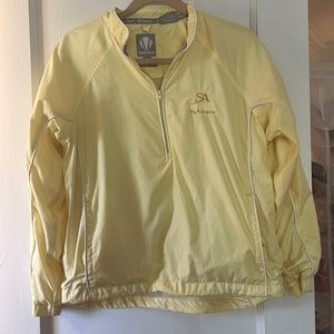 Yellow windbreaker